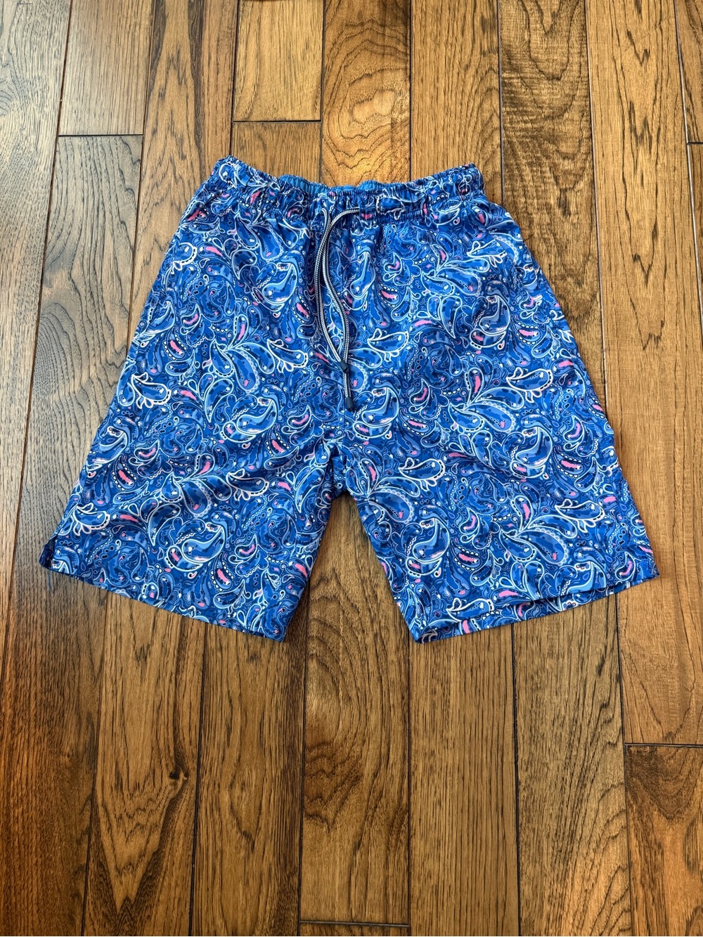 Peter Millar Blue Paisley Swim Trunks